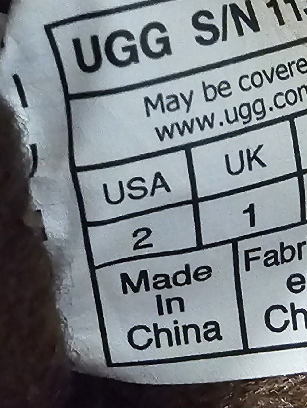 Kids UGG Mini Boot - Chestnut Size 2 - Picture 7 of 12